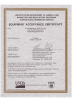 BALINIT<sup>®</sup> CROMA PLUS USDA Hygiene Certificate