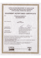 BALINIT<sup>®</sup> CROMA PLUS USDA Dairy Equipment Certificate