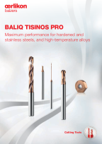 BALIQ<sup>®</sup> TISINOS PRO - Maximum performance for hardened and stainless steels, and high-temperature alloys