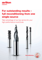 Reconditioning service - Take advantage of our top service for your high-performance round tools
