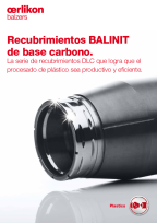 BALINIT<sup>®</sup> DLC coating series - Recubrimientos BALINIT de base carbono
