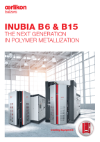 INUBIA B6 & B15 - The next generation in polymer metallization