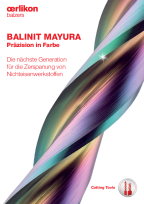 BALINIT MAYURA - Die nächste Generation für die Zerspanung von Nichteisenwerkstoffen