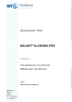 BALINIT<sup>®</sup> ALCRONA PRO Certificate