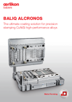 BALIQ ALCRONOS<sup>®</sup> for precision stamping high-performance alloys