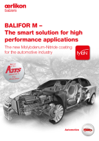 BALIFOR M – The smart solution for high performance applications