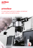 primeGear - A customised and integrated service to realise unmatched gear cutting tool performance