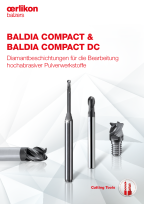 BALDIA<sup>®</sup> COMPACT & BALDIA<sup>®</sup> COMPACT DC - Diamantbeschichtungen für das Bearbeiten hochabrasiver Pulverwerkstoffe