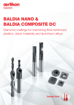 BALDIA<sup>®</sup> NANO & BALDIA<sup>®</sup> COMPOSITE DC - Diamond coatings for machining fibre-reinforced plastics, stack materials and aluminium alloys