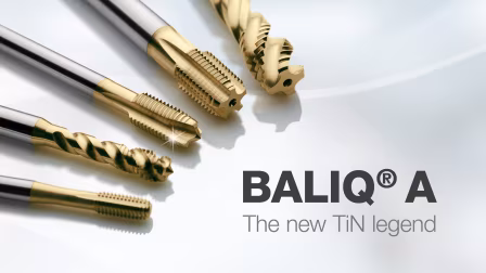 BALIQ A continues the TiN heritage established by BALINIT A, Oerlikon Balzers' first commercially successful wear-protective coating, introduced in 1978.