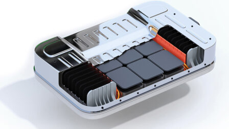 Hightech-Beschichtungen schützen Werkzeuge für die Batteriefertigung bei vielen Anwendungen: zum Beispiel beim Auftragen von Pasten auf Elektrodenfolien, beim Schneiden dieser Folien oder bei der Fertigung von Gehäusen für Batteriezellen, -module und -packs. Grafik: 123rf.com/cheskyw