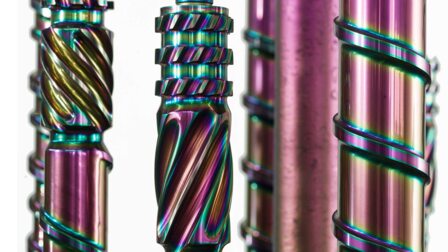 BALINIT CROMA PLUS schützt Extruderschnecken vor Abrasion, Kratzern und Belagsbildung