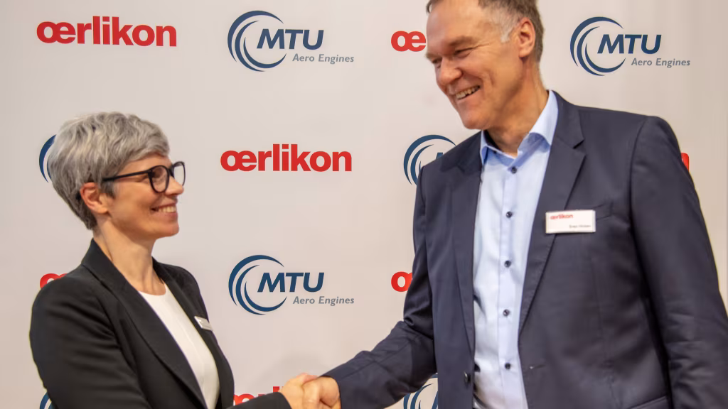 Oerlikon and MTU Aero Engines sign development cooperation agreement