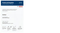 Oerlikon Balzers wins the Bosch Supplier Award for the third time