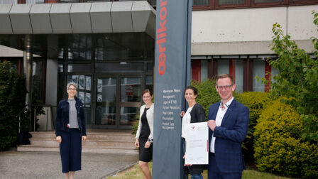 Oerlikon Textile für Vereinbarkeitspolitik geehrt