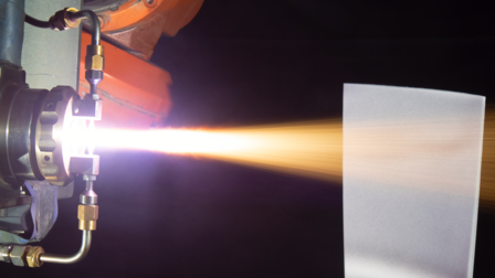 Atmospheric plasma spray from Oerlikon Metco.