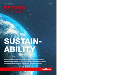Sustainability is an integral part of Oerlikon's strategy