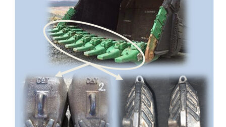 Oerlikon Metco reduces cost with alternative to abrasion resistant materials for ground engaging tools (GETs).
