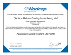 Quality Management System AC7004 Luxembourg
