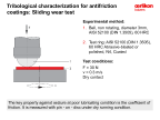 BALINIT C pin on disc