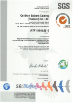 IATF 16949 Certificates Thailand, Chonburi
