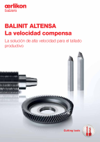 BALINIT<sup>®</sup> ALTENSA - The high-speed solution for productive gear cutting