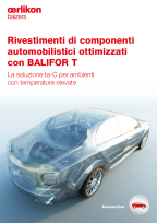 Rivestimenti di componenti automobilistici ottimizzati con BALIFOR T