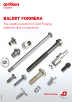 BALINIT<sup>®</sup> FORMERA - the coating solution for Cold Forging fasteners and components