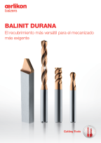 BALINIT<sup>®</sup> DURANA - El recubrimiento más versátil para el mecanizado más exigente