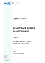 BALINIT<sup>®</sup> MAYURA Certificate