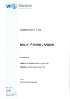 BALINIT<sup>®</sup> HARD CARBON Certificate
