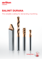 BALINIT<sup>®</sup> DURANA - 까다로운 가공을 위한 다목적 코팅