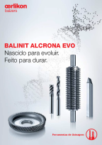 BALINIT ALCRONA EVO para ferramentas de corte - Nascido para evoluir. Feito para durar.