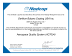 Quality Management System AC7004 Canada
