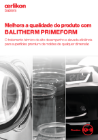 Melhora a qualidade do produto com BALITHERM PRIMEFORM - O tratamento térmico de alto desempenho e elevada eficiência para superfícies premium de moldes de qualquer dimensão