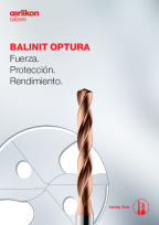 BALINIT<sup>®</sup> OPTURA – Diseñado para la excelencia en el taladrado de acero y fundición