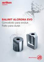 BALINIT ALCRONA EVO para ferramentas de moldagem - Concebido para evoluir. Feito para durar.