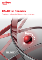 BALIQ<sup>®</sup> for Reamers - Precise coatings for high quality machining