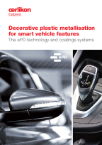 Decorative plastic metallisation for smart vehicle features