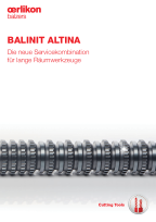 BALINIT ALTINA - Die neue Servicekombination für lange Räumwerkzeuge